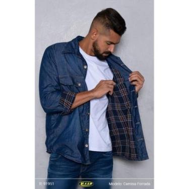 Imagem de Jaqueta Jeans Masculina Ri19 Forrada Lançamento-Masculino