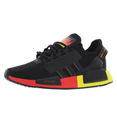 Imagem de adidas Kids Boys NMD_R1.V2 Lace Up Sneakers Shoes Casual - Black,Red - Size 6 M