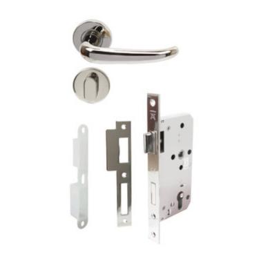 Imagem de Fechadura Para Porta De Abrir De Banheiro Ergo Inox Hafele