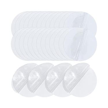 Imagem de Luzhengyang Kit de remendo redondo de 30 peças, adesivos infláveis de reparo de barco, patch de piscina para piscinas, colchão de ar, caiaque, casa saltitante, móveis de vinil - fácil de usar,