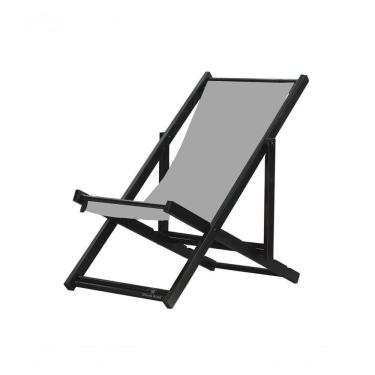 Imagem de Espreguiçadeira Preguiçosa Dobrável Black Sb-cinza