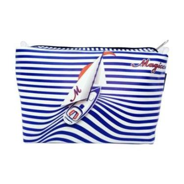 Imagem de Necessaire Feminina Praia Impermeável Viagem Barco Magicc Bolsas-Feminino