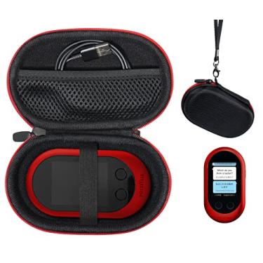 Imagem de getgear Capa para dispositivo tradutor de idioma clássico Pocketalk - intérprete de voz bidirecional portátil (preto)