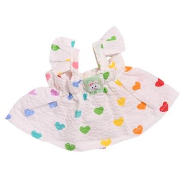 Imagem de shamjina Roupas de boneca de pelúcia de 20 cm, roupas de pato de pelúcia, acessórios macios para brincar de faz de conta, roupa criativa para boneca, Coelhinho