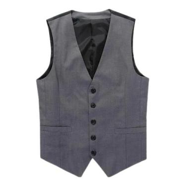 Imagem de Colete Social Masculino Linha Top Premium - Fressart, Cinza escuro, G