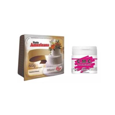 Imagem de Kit c.m.c + pasta americana 800g - arcolor
