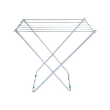 Imagem de Varal Chão Portátil Lavanderia Apartamento Retrátil 80x50cm - Maxeb