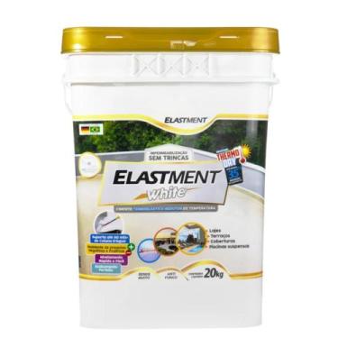 Imagem de Cimento Elástico Redutor De Temperatura White - Elastment, 20Kg