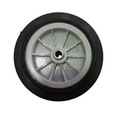 Imagem de Roda Borracha Maciça Para Carrinhos R 614 Bmn Até 120 Kgs - Movifacil