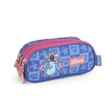 Imagem de Estojo Escolar Triplo Stitch Original Luxcel