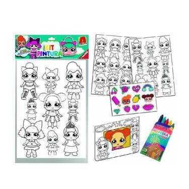 Imagem de Kit de Pintura Bonequinhas - Algazarra