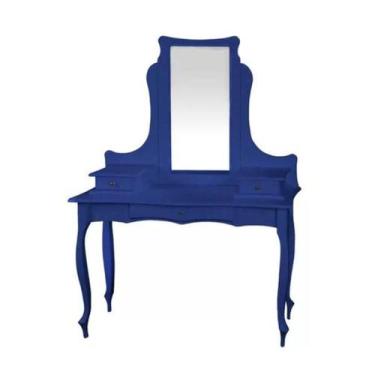 Imagem de Penteadeira Sem Banqueta - Pés Luiz XV - Tommy Design - Meyer, Azul