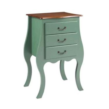 Imagem de Cômoda Bombê Pequena 3 Gavetas - Tommy Design - Meyer, Verde Kalle