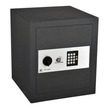 Imagem de Cofre Segurança Máxima - Com Senha - 41l 40x35x36cm Standers, Preto