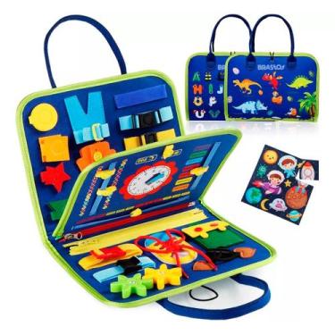 Imagem de Bolsa Pasta Infantil Pedagógica Atividades Aprendizados Montessori Sen