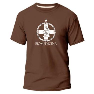 Imagem de Camiseta Algodão Premium Estampa Dtf Faculdade Biomedicina - Pavesi, M
