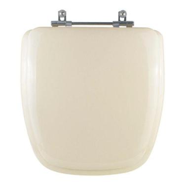 Imagem de Assento Sanitário Almofadado Fit Bege Claro para vaso Celite - Pontto 