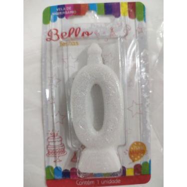 Imagem de Vela aniversário n0 Branca - Bello Festas