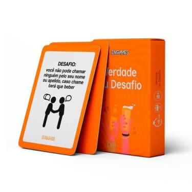 Imagem de Jogo de Cartas Verdade ou Desafio para Adultos Resenha Festa Drink Gam