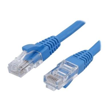 Imagem de Cabo de Rede UTP (Patch Cord) RJ45 Cat 6 - 2.5 m - Anatel - Azul - Sec