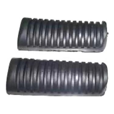 Imagem de Par Borracha Da Pedaleira 2 Peças Yamaha Fazer 250 Dianteira - MMB/BRV