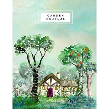 Imagem de Garden Journal: Tiny Green House Gardening Planner and Log Book, Garden Record Diary, Thoughts, Plans, & Pictures Gardener Organizer, Gardening Gift