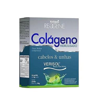 Imagem de Colágeno Hidrolisado Verisol Cabelos/unhas 10 Sachês Limão - Katigua