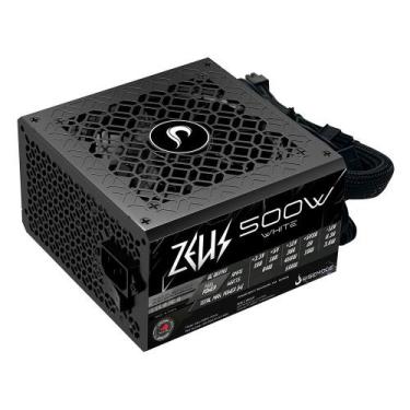 Imagem de Fonte Gamer Rise Mode Zeus, 500W, PFC Ativo, Preto - RM-PSU-01-WT-500