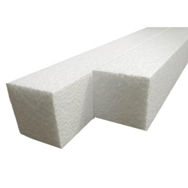 Imagem de Moldura Externa Isopor EPS 30 X 20 CM Fachada Viga Coluna 1 Metro Beiral