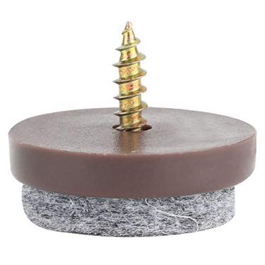 Imagem de Protetores de Perna de Cadeira para Pisos de Madeira, Protetores de Piso de Perna de Cadeira Almofadas de Feltro para Pernas de Cadeira 50 Peças Design Redondo para Móveis