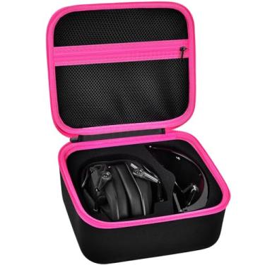 Imagem de PAIYULE Capa para Walker's Razor Slim Electronic Earmuffs Storage Holder/para Howard Leight/para 3M WorkTunes Shooting Hunting Hearing Ear Protection, Safety Eyewear Storage Holder – Apenas caixa