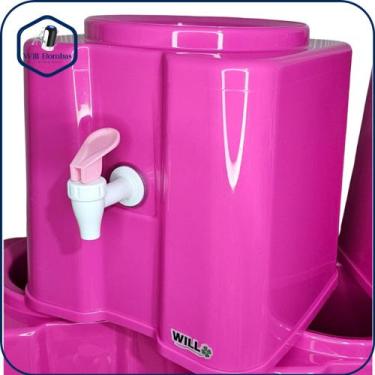 Imagem de Suporte Base Para Galão De Água Mineral - Rosa Alto Brilho - Will bomb