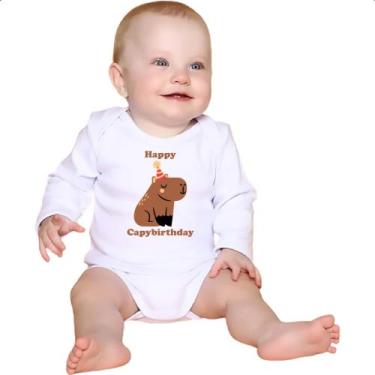 Imagem de Body intantil Capivara happy capybirthday - Alearts, G