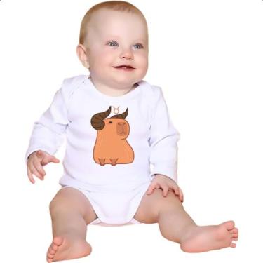 Imagem de Body intantil Signo Capivara Touro - Alearts, P