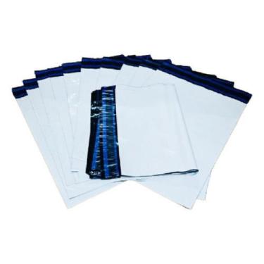 Imagem de 100 Saco Envelope De Segurança Branco Saco Ecommerce 25x36cm - Vidiga