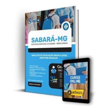 Imagem de Apostila Prefeitura de Sabará - MG - Analista de Educação Básica (AEB)