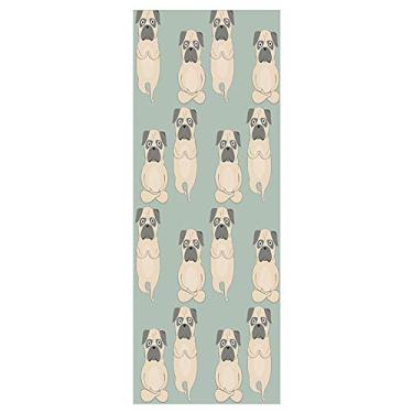 Imagem de Manta de fitness, Romacci Tapete de ioga estampa Qucik seco antiderrapante toalha dobrável para ioga cobertor de ginástica