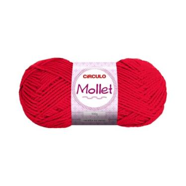 Imagem de lã Mollet Novelo 100g 200m 0145 CHAMA