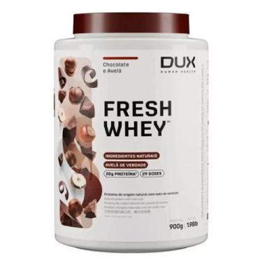 Imagem de Whey Protein Fresh Whey Dux 900g - Chocolate Belga E Avelã, Chocolate 