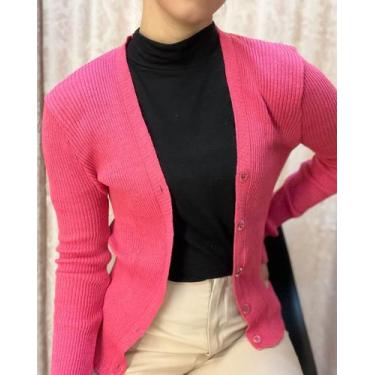 Imagem de Casaquinho Tricô Alicia - Luk Modas, Pink