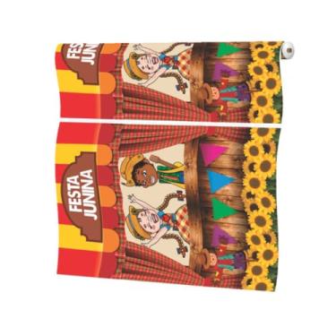 Imagem de painel TNT Barraca junina decoração festa junina