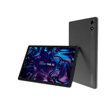 Imagem de Tablet Positivo Vision10 com Tela 10.1&quot; 128GB, WiFi e 4GB RAM, Câmera Frontal 5MP, Câmera Traseira 8MP, Android 13 e Processador Octa-Core - Pret
