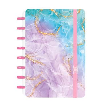 Imagem de Caderno Criativo Marmore Gilt A4/A5 Disco Inteligente (Médio A5)