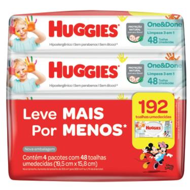Imagem de Lenço Umedecido Huggies One & Done