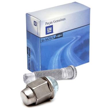 Imagem de Kit Prisioneiro Com Porca Das Rodas 19mm Pecas Genuinas Onix /prisma /spin /s10 /sonic /trailblazer