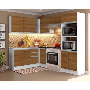 Imagem de Cozinha de Canto Completa Acordes Glamy 100% mdf Madesa