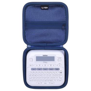 Imagem de LTGEM Capa compatível com Brother P-Touch PTD220/PTD210/PTD200 etiquetadora, somente capa (azul)