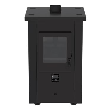 Imagem de Calefator a Pellets Vulcano Preto Fosco 127 V