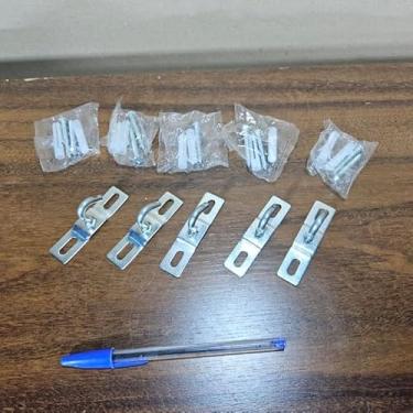 Imagem de Jogo 5 Ganchos Aço Resistente Para Lustres E Pendentes