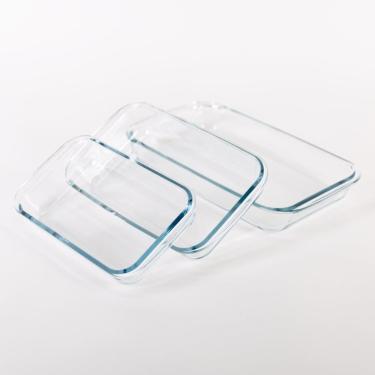 Imagem de Conjunto Travessas Retangular Assadeiras Lasanheira 3 peças